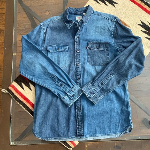 Levi’s Denim Western Shirt - Picture 1 of 3